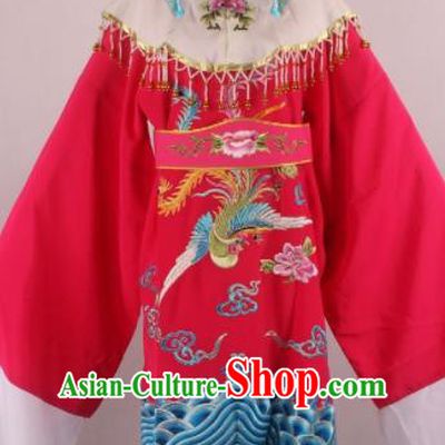 Chinese Beijing Opera Imperial Consort Rosy Dress Ancient Traditional Peking Opera Actress Costume for Women