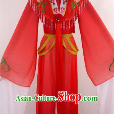 Chinese Traditional Opera Romance of the West Chamber Red Dress Ancient Peking Opera Nobility Lady Costume for Women