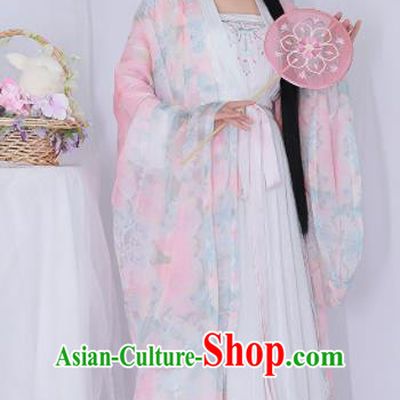 Chinese Ancient Drama Goddess Hanfu Dress Traditional Tang Dynasty Palace Lady Replica Costumes for Women