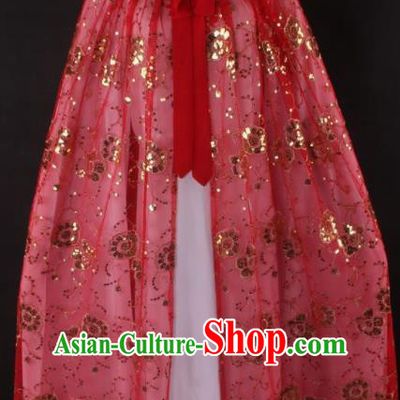 Professional Chinese Beijing Opera Swordswoman Red Cloak Ancient Traditional Peking Opera Diva Costume for Women
