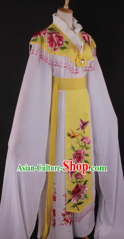 Professional Chinese Beijing Opera Princess Yellow Dress Ancient Traditional Peking Opera Diva Costume for Women Professional Chinese Beijing Opera Princess Yellow Dress Ancient Traditional Peking Opera Diva Costume for Women