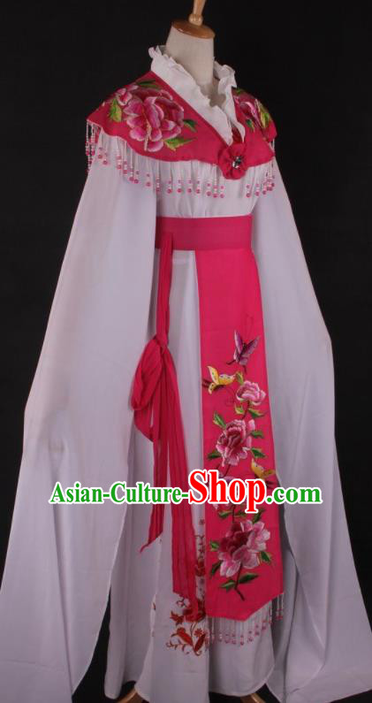Professional Chinese Beijing Opera Princess Rosy Dress Ancient Traditional Peking Opera Diva Costume for Women Professional Chinese Beijing Opera Princess Rosy Dress Ancient Traditional Peking Opera Diva Costume for Women