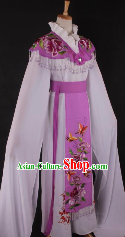 Professional Chinese Beijing Opera Princess Purple Dress Ancient Traditional Peking Opera Diva Costume for Women Professional Chinese Beijing Opera Princess Purple Dress Ancient Traditional Peking Opera Diva Costume for Women