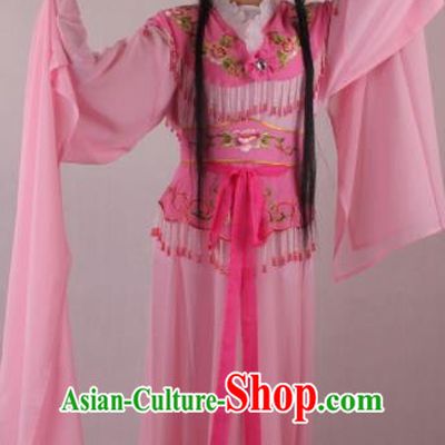 Professional Chinese Beijing Opera Rich Lady Pink Dress Ancient Traditional Peking Opera Diva Costume for Women