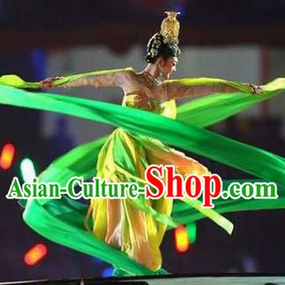 Traditional Chinese Classical Dance Flying Apsaras Costume Beautiful Ribbon Dance Dress for Women