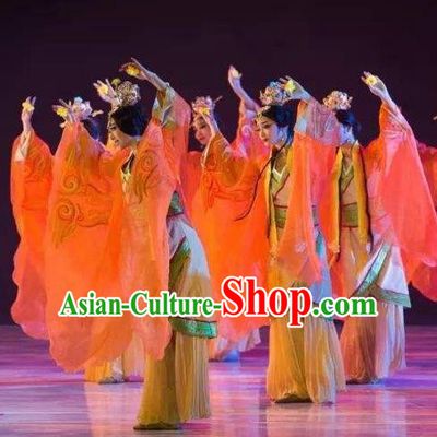 Traditional Chinese Classical Dance Confucius Costume Court Drama Stage Show Beautiful Dance Dress for Women