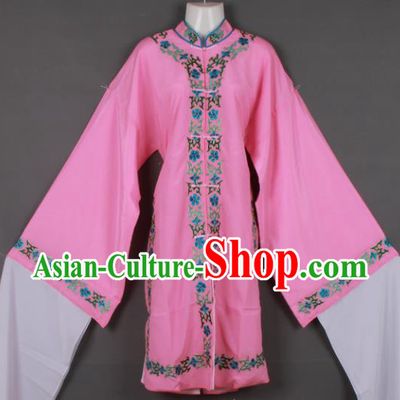 Professional Chinese Shaoxing Opera Pink Blouse Ancient Traditional Peking Opera Diva Costume for Women