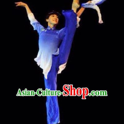 Traditional Chinese Classical Dance Ren Jian Si Yue Costume Folk Dance Ballet Stage Show Beautiful Dance Dress for Women