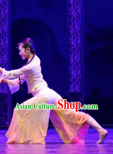 Traditional Chinese Classical Dance Ballet Competition Sha Wan Wang Shi Costume Stage Show Beautiful Dance Dress for Women