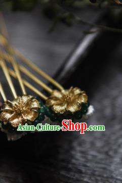 Chinese Ancient Princess Hair Accessories Traditional Hanfu Shell Flower Hairpins for Women Chinese Ancient Princess Hair Accessories Traditional Hanfu Shell Flower Hairpins for Women
