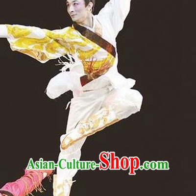 Traditional Chinese Classical Dance Tong Que Ji Costume Fan Dance Solo Dance Clothing for Men
