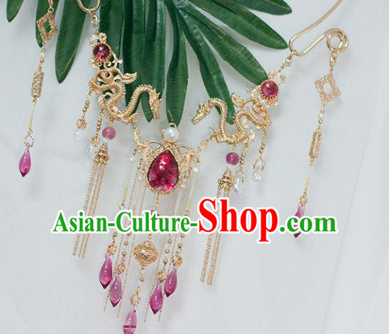 Chinese Ancient Princess Jewelry Accessories Hanfu Tassel Necklace for Women Chinese Ancient Princess Jewelry Accessories Hanfu Tassel Necklace for Women