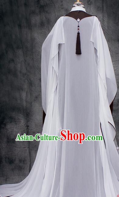 Traditional Chinese Cosplay Swordsman Nobility Childe Brown Costume Ancient Royal Highness Hanfu Clothing for Men Traditional Chinese Cosplay Swordsman Nobility Childe Brown Costume Ancient Royal Highness Hanfu Clothing for Men