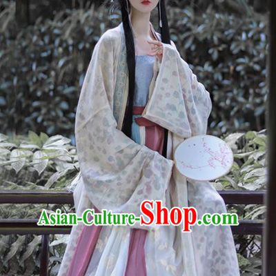 Traditional Chinese Song Dynasty Court Princess Historical Costume Ancient Palace Lady Hanfu Dress for Women