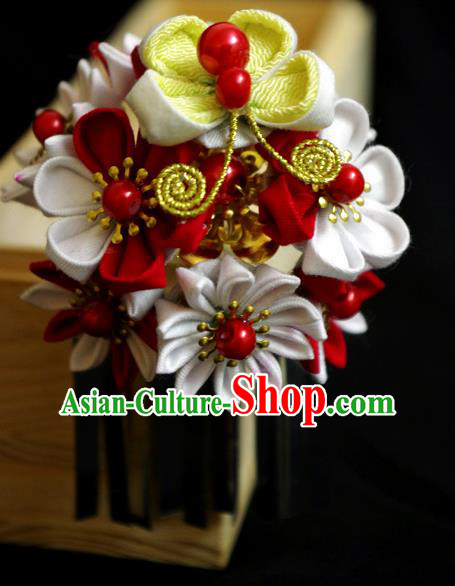 Japanese Geisha Kimono Butterfly Hairpins Traditional Yamato Hair Accessories for Women Japanese Geisha Kimono Butterfly Hairpins Traditional Yamato Hair Accessories for Women