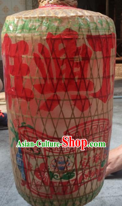 Chinese Traditional New Year Hanging Lantern Handmade Bamboo Weaving Palace Lanterns Chinese Traditional New Year Hanging Lantern Handmade Bamboo Weaving Palace Lanterns