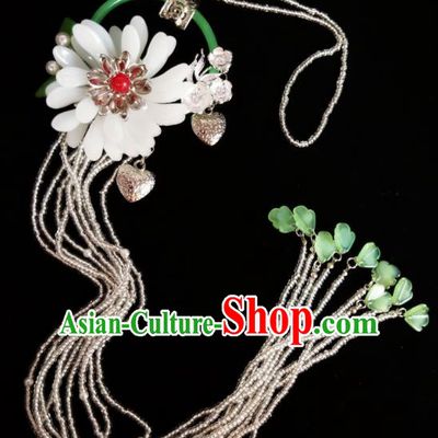 Chinese Ancient Hanfu Tassel Pendant Traditional Handmade Waist Accessories for Women