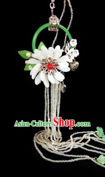 Chinese Ancient Hanfu Tassel Pendant Traditional Handmade Waist Accessories for Women Chinese Ancient Hanfu Tassel Pendant Traditional Handmade Waist Accessories for Women
