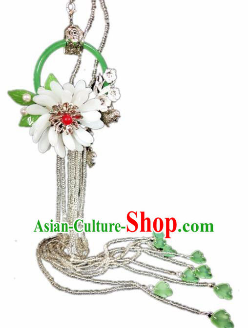 Chinese Ancient Hanfu Tassel Pendant Traditional Handmade Waist Accessories for Women Chinese Ancient Hanfu Tassel Pendant Traditional Handmade Waist Accessories for Women