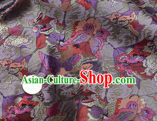 Traditional Chinese Royal Butterfly Pattern Design Brocade Silk Fabric Asian Satin Material Traditional Chinese Royal Butterfly Pattern Design Brocade Silk Fabric Asian Satin Material