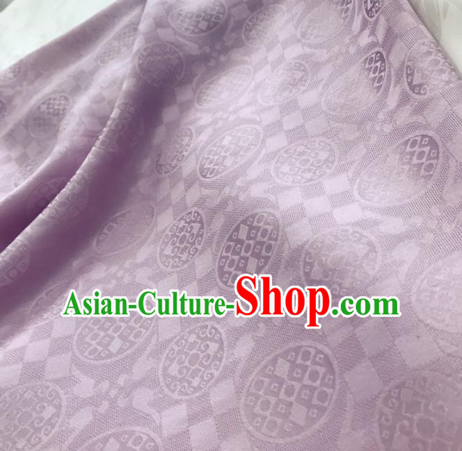 Traditional Chinese Royal Round Pattern Design Pink Brocade Silk Fabric Asian Satin Material Traditional Chinese Royal Round Pattern Design Pink Brocade Silk Fabric Asian Satin Material