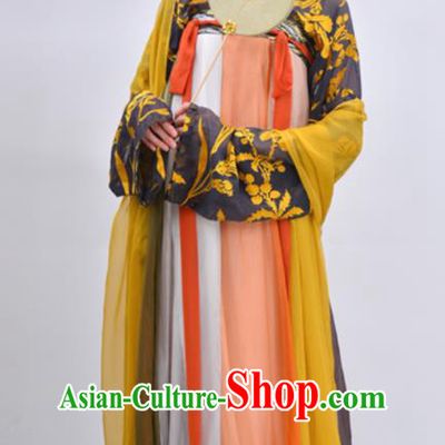 Chinese Traditional Tang Dynasty Princess Replica Costumes Ancient Imperial Consort Hanfu Dress for Women