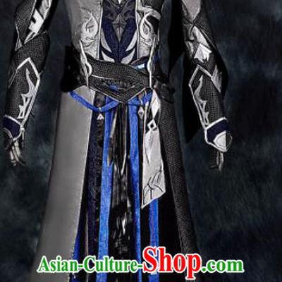 Chinese Ancient Drama Cosplay General Armor Clothing Traditional Hanfu Swordsman Costume for Men