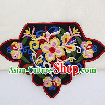Chinese Ancient Handmade Embroidered Patch Traditional Embroidery Appliqu Craft for Women