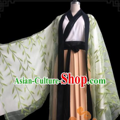 Chinese Traditional Cosplay Swordswoman Fairy Princess Dress Custom Ancient Jin Dynasty Imperial Consort Costume for Women