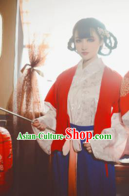 Chinese Traditional Cosplay Maidservants Dress Custom Ancient Swordswoman Costume for Women Chinese Traditional Cosplay Maidservants Dress Custom Ancient Swordswoman Costume for Women