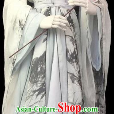 Custom Chinese Ancient Cosplay Prince Taoist Priest Clothing Traditional Swordsman Costume for Men