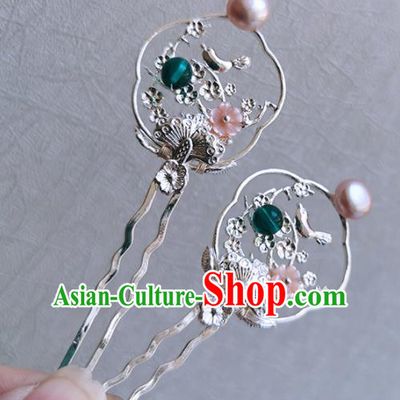 Chinese Handmade Ancient Hair Comb Hairpins Traditional Hanfu Hair Accessories for Women