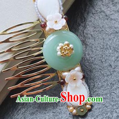 Chinese Ancient Princess Hairpins Hair Comb Traditional Handmade Hanfu Hair Accessories for Women