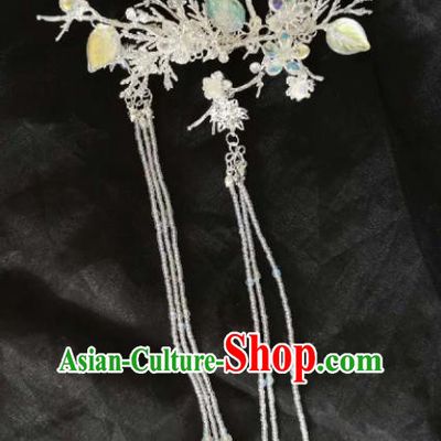Chinese Ancient Princess Pine Tassel Hairpins Traditional Handmade Hanfu Hair Accessories for Women