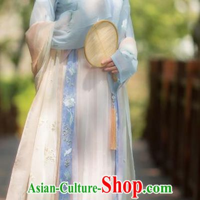 Traditional Chinese Song Dynasty Court Maid Hanfu Dress Ancient Nobility Lady Replica Costumes for Women