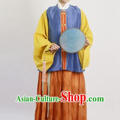 Traditional Chinese Ming Dynasty Nobility Lady Hanfu Dress Ancient Drama Princess Replica Costumes for Women