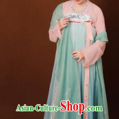 Traditional Chinese Tang Dynasty Court Maid Hanfu Dress Ancient Drama Palace Replica Costumes for Women