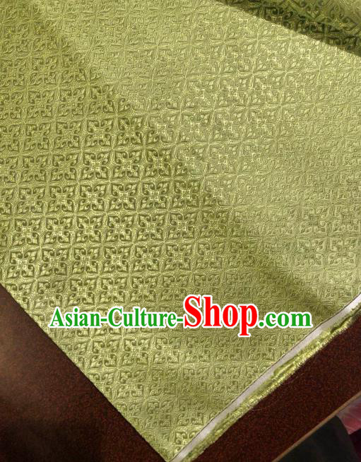 Asian Chinese Traditional Pattern Design Light Green Brocade Fabric Cheongsam Silk Material Asian Chinese Traditional Pattern Design Light Green Brocade Fabric Cheongsam Silk Material