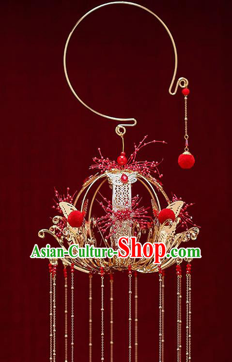 Chinese Traditional Wedding Prop Lantern Ancient Bride Portable Lamp for Women Chinese Traditional Wedding Prop Lantern Ancient Bride Portable Lamp for Women