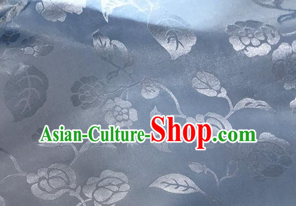 Asian Chinese Traditional Twine Pattern Design Light Blue Brocade China Hanfu Satin Fabric Material Asian Chinese Traditional Twine Pattern Design Light Blue Brocade China Hanfu Satin Fabric Material