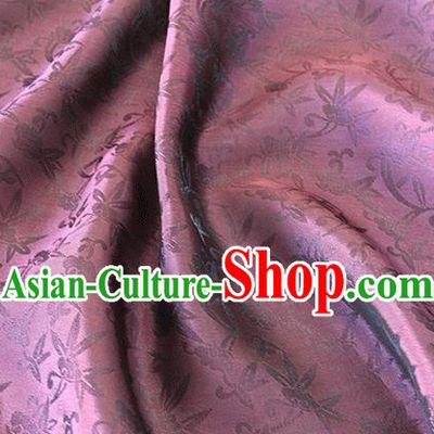 Asian Chinese Priest Frock Wine Red Silk Fabric Traditional Pattern Design Fabric Chinese Silk Fabric Material