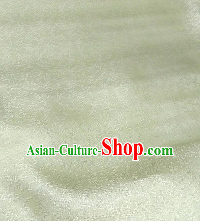 Asian Chinese Traditional Pattern Design Light Green Brocade Silk Fabric China Hanfu Satin Material Asian Chinese Traditional Pattern Design Light Green Brocade Silk Fabric China Hanfu Satin Material