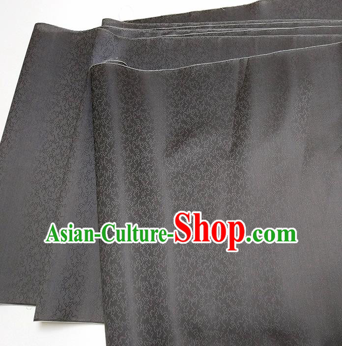 Asian Chinese Traditional Pattern Design Black Brocade Silk Fabric China Hanfu Satin Material Asian Chinese Traditional Pattern Design Black Brocade Silk Fabric China Hanfu Satin Material