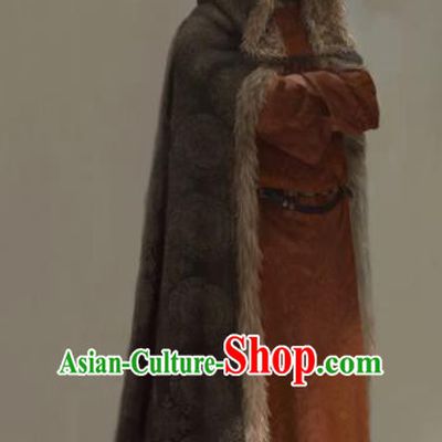 Chinese Drama the Longest Day in Chang An Ancient Tang Dynasty Swordsman Replica Costumes and Cloak Complete Set