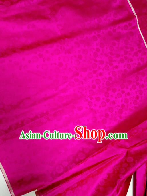 Asian Chinese Traditional Pattern Design Rosy Brocade Silk Fabric China Hanfu Satin Material Asian Chinese Traditional Pattern Design Rosy Brocade Silk Fabric China Hanfu Satin Material