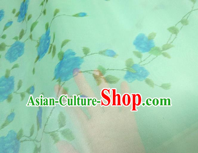 Asian Chinese Traditional Peony Pattern Design Green Silk Fabric China Hanfu Silk Material Asian Chinese Traditional Peony Pattern Design Green Silk Fabric China Hanfu Silk Material
