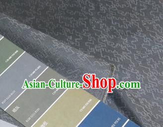Asian Chinese Traditional Lucky Pattern Design Black Silk Fabric China Hanfu Silk Material Asian Chinese Traditional Lucky Pattern Design Black Silk Fabric China Hanfu Silk Material