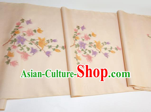 Asian Chinese Traditional Pattern Design Light Pink Silk Fabric China Hanfu Silk Material Asian Chinese Traditional Pattern Design Light Pink Silk Fabric China Hanfu Silk Material