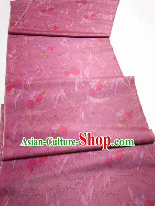 Chinese Traditional Pattern Design Amaranth Silk Fabric Asian China Hanfu Silk Material Chinese Traditional Pattern Design Amaranth Silk Fabric Asian China Hanfu Silk Material