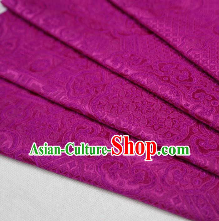 Chinese Traditional Royal Pattern Design Rosy Brocade Fabric Asian Satin China Hanfu Silk Material Chinese Traditional Royal Pattern Design Rosy Brocade Fabric Asian Satin China Hanfu Silk Material